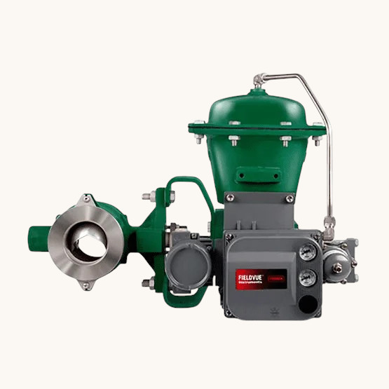 Поворотный сегментный регулирующий клапан Fisher Vee-Ball V200