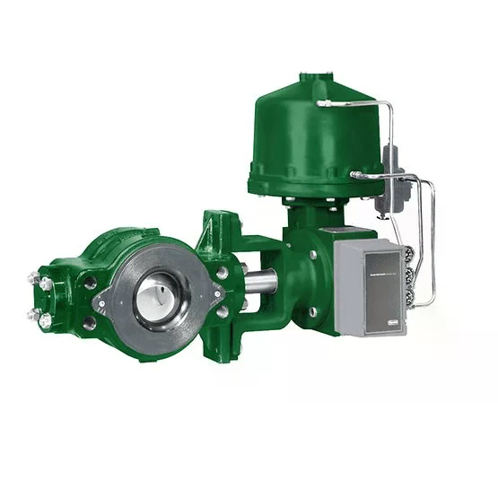 Поворотный регулирующий клапан Fisher модели V250