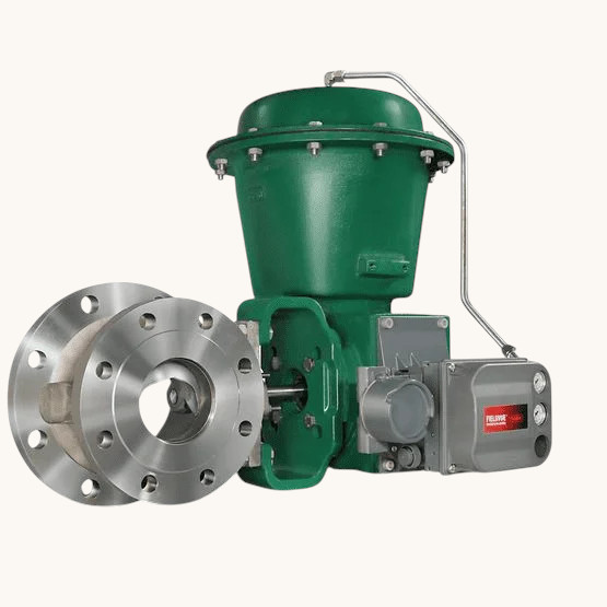 Поворотный сегментный регулирующий клапан Fisher Vee-Ball V150E