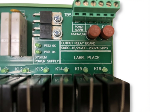 Модуль релейного входа SMRO-16/24VDC-230VAC/DPS/RELPOL с установленными реле Relpol