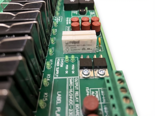 Модуль релейного входа SMRO-16/24VDC-230VAC/DPS/RELPOL с установленными реле Relpol