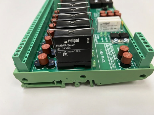 Модуль релейного входа SMRO-16/24VDC-230VAC/DPS/RELPOL с установленными реле Relpol