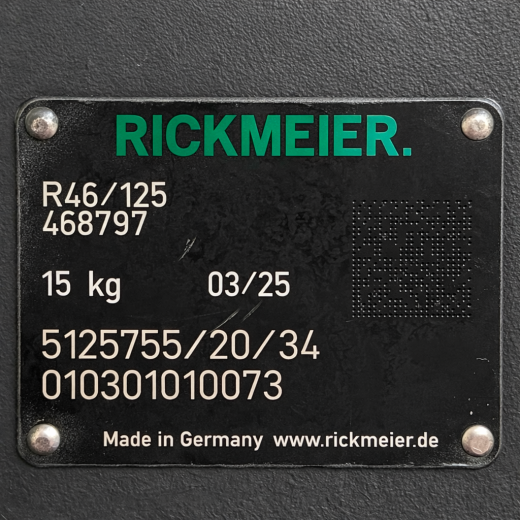 Внешняя шестеренная помпа Rickmeier R46/125